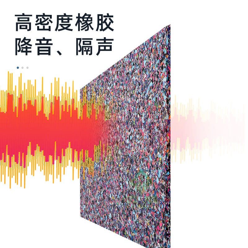 北京市聚氨酯橡胶隔音垫 5mm建筑地面颗粒减震隔声材料