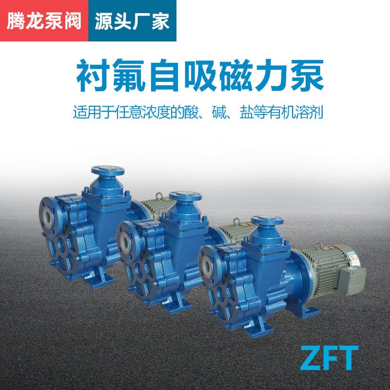 汕尾自吸泵 ZFT自吸泵 氟塑料磁力泵 卸 泵 防爆化工泵 腾龙 现货供应