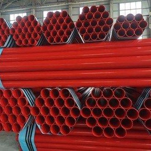 红色涂塑钢管 涂塑复合钢管 内外环氧涂塑钢管