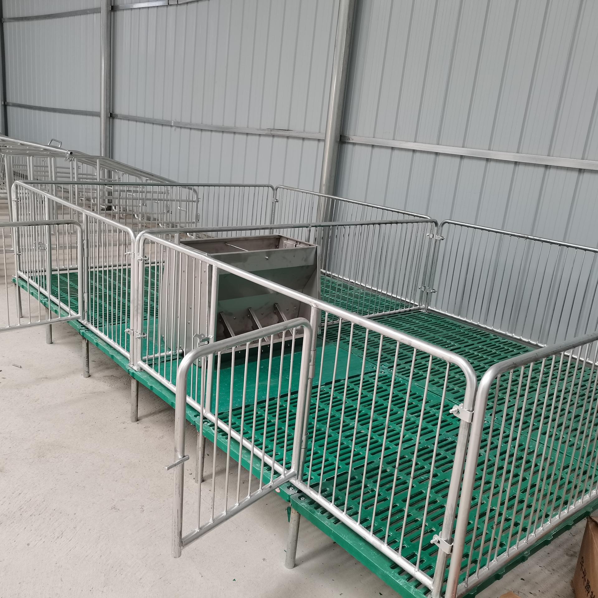 小猪双体保育床 海丫养殖设备 大量批发养殖场猪用保育栏