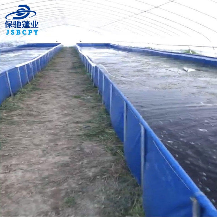 杭州工厂新型室内养虾池大型塑料折叠帆布锦鲤鱼池加厚水池养殖防水布定做