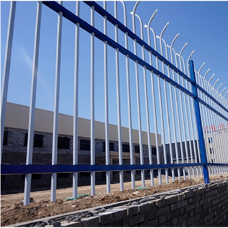隔离护栏 德兰学校工厂蓝白色围墙护栏 定制批发