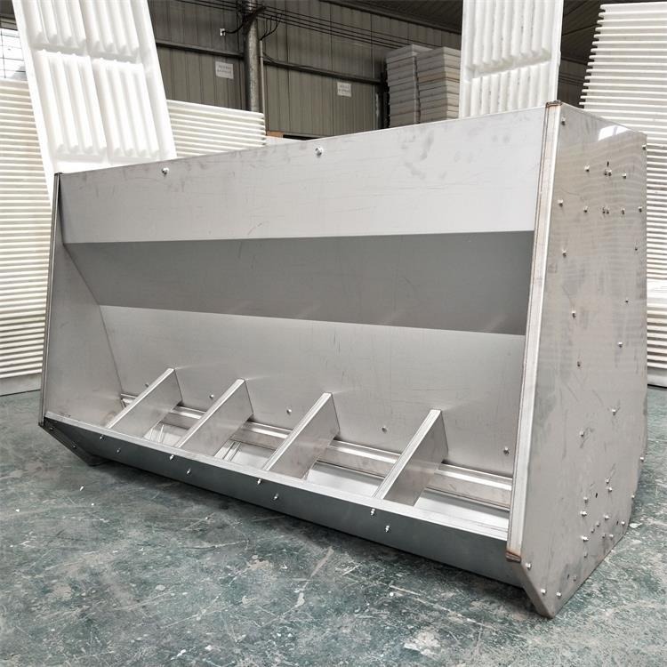 不锈钢料槽 不锈钢保育料槽用途 不锈钢单双面料槽 不锈钢育肥料槽