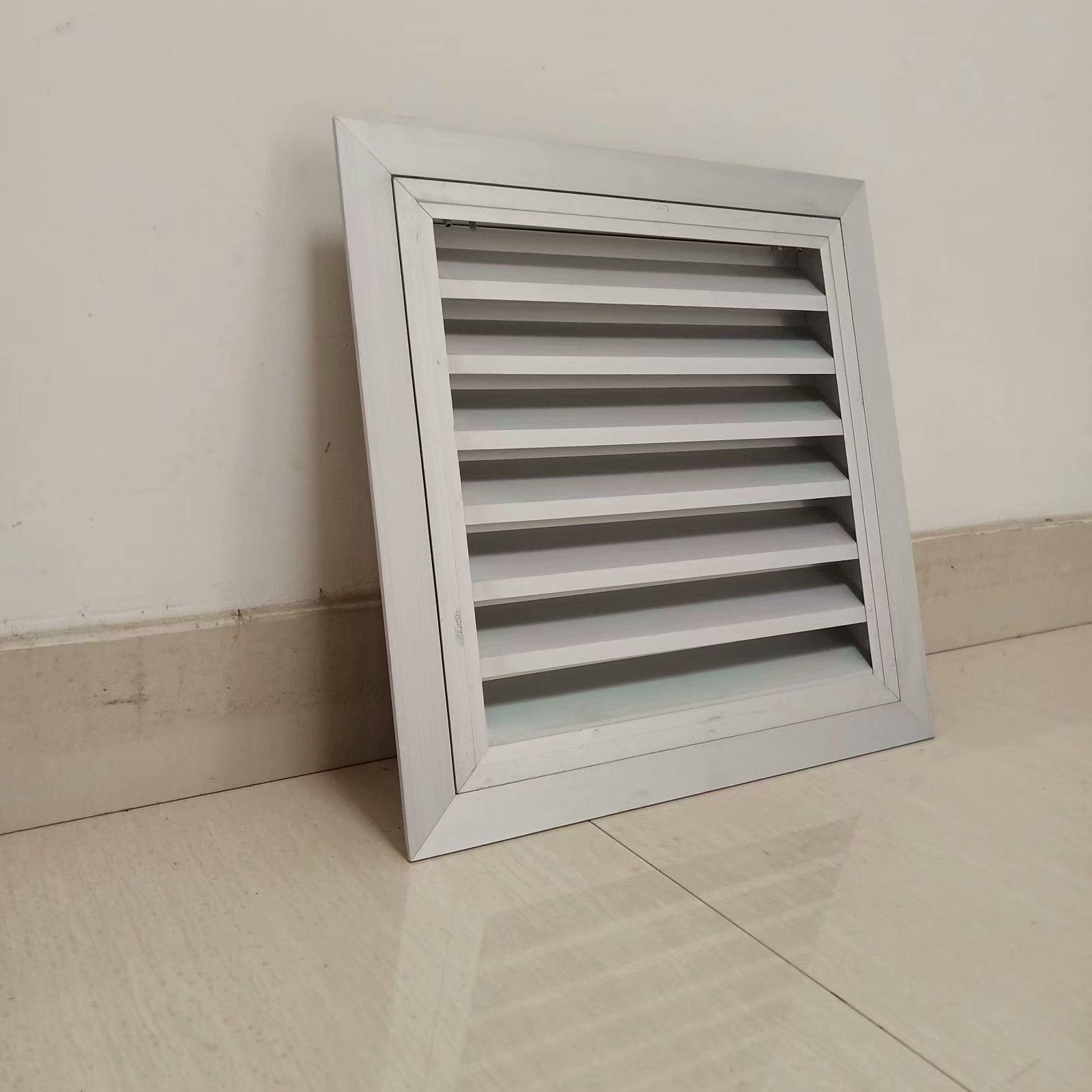 铝合金百叶窗   可开式铝合金百叶  广泛用于集装箱通风   电器柜散热  带初效过滤更好的净化空气明田机械