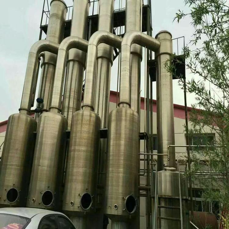 回收二手多效强制循环蒸发器，二手硫酸锂溶液MVR强制循环蒸发器市场图片