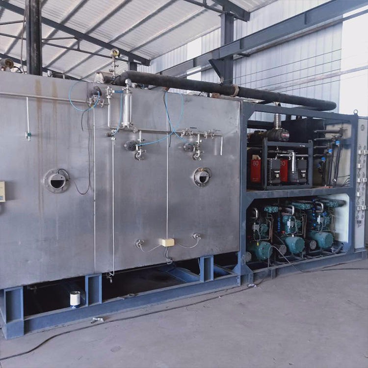 冷凝干燥器设备 真空冷冻干燥机 厂家高价收购15平方真空冷冻干燥机