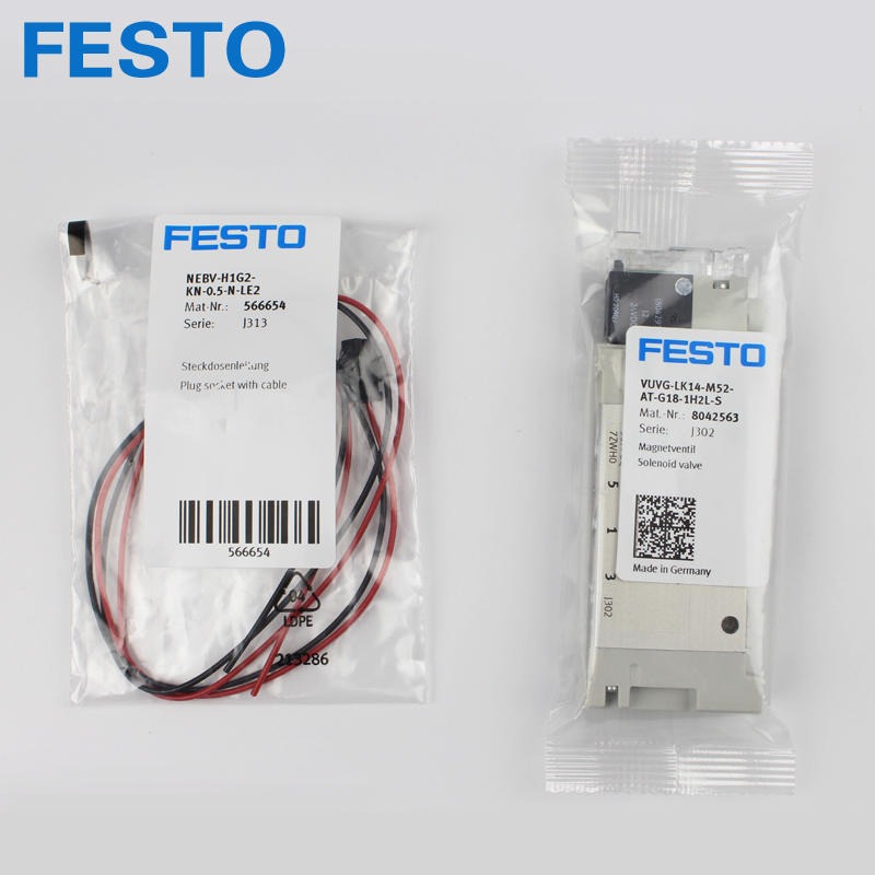 德国FESTO/费斯托VUVG-S10-M52-MH-Q4-1H2RL-W1电磁阀特价