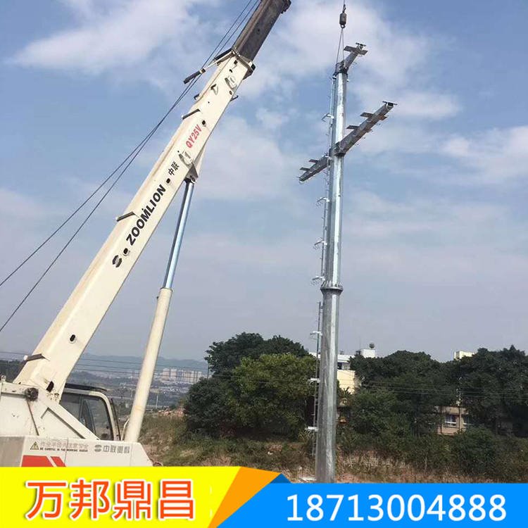 清徐县 35kv电力钢管杆 110kv 电力钢管塔