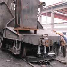 钢厂铁水车TXF-150型液压复轨器