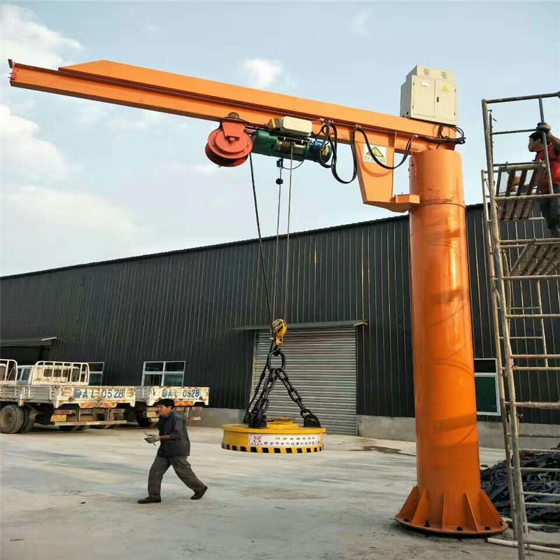 单臂吊 立柱式悬臂起重机 1吨摇臂吊德诺定制