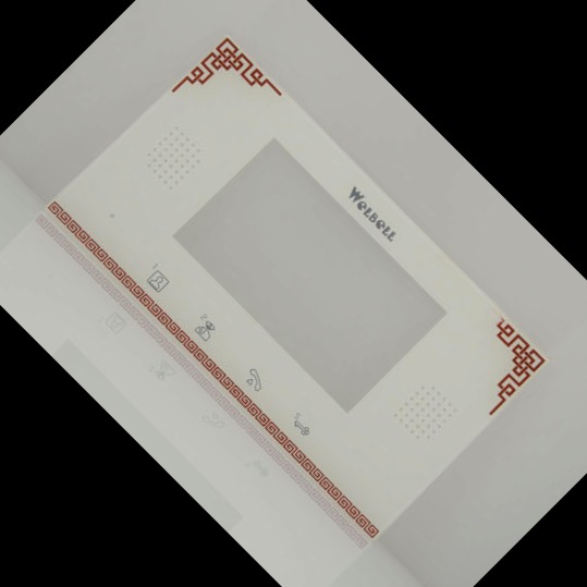 亚克力面板 门口机 考勤机 可视楼宇对讲机面板 PC镜片面板 亚克力镜片 丝印精雕亚克力面板生产厂家图片