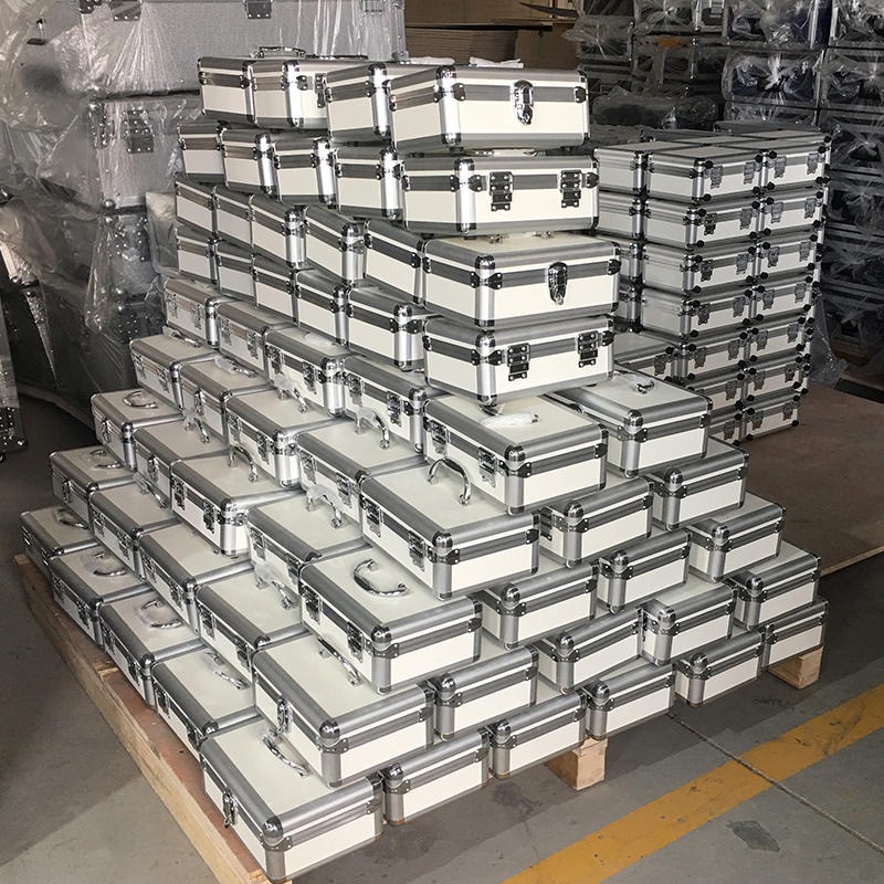西北铝箱厂供应 铝合金仪器箱 手提防震铝箱 高品质铝包装箱可订制、印标志1只起订
