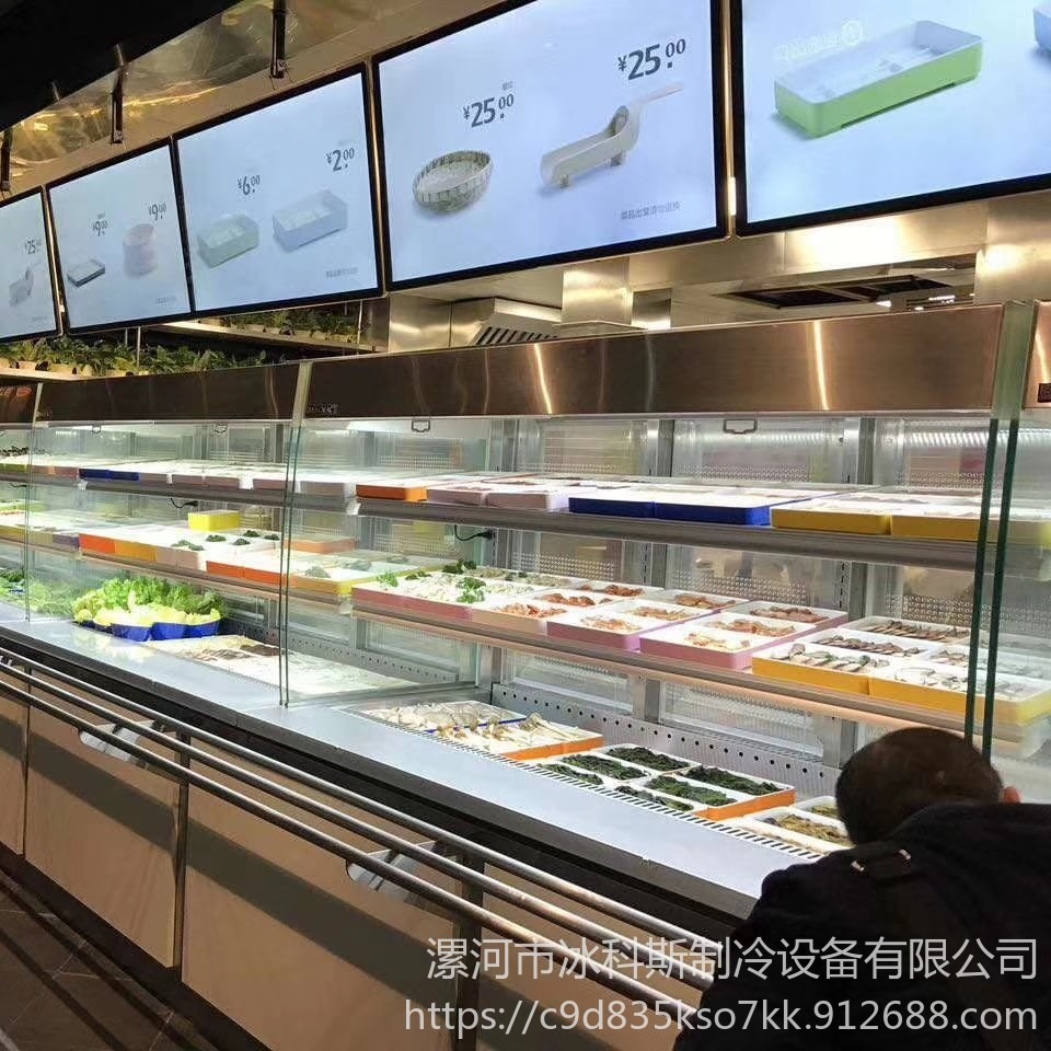火锅店菜品展示柜  川西坝子自选柜  自助餐冷藏柜   未来雪冷柜-WLX-HGG-95