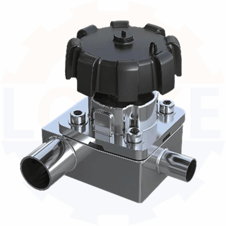 进口卫生级T型隔膜阀德国洛克供应各种规格与型号