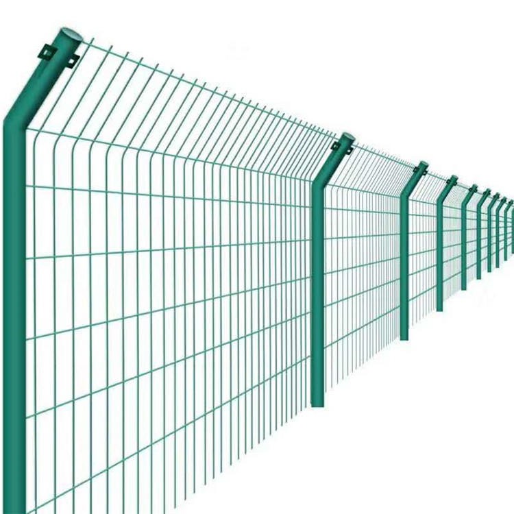 安平百瑞公路护栏网 浸塑绿色铁丝网 光伏电站围栏网价格
