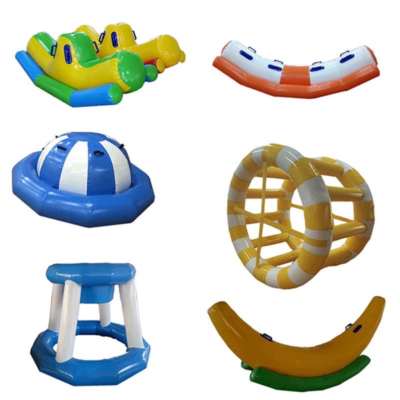 充气水上滚筒球步行球大型充气水池悠波球水上乐园玩具设备手摇船