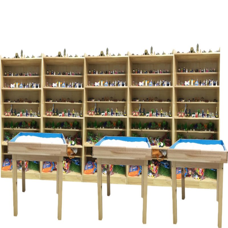 普才学校单位心理沙盘游戏沙具套装3000件折叠心里箱庭成人儿童团体标准沙盘桌