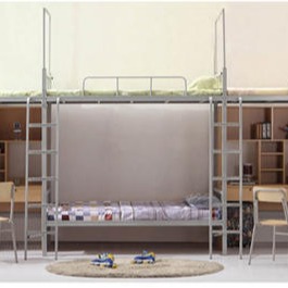 双久厂家定制学生宿舍公寓床上床下桌铁架床钢制组合连体大学宿舍床批sj-sxc2