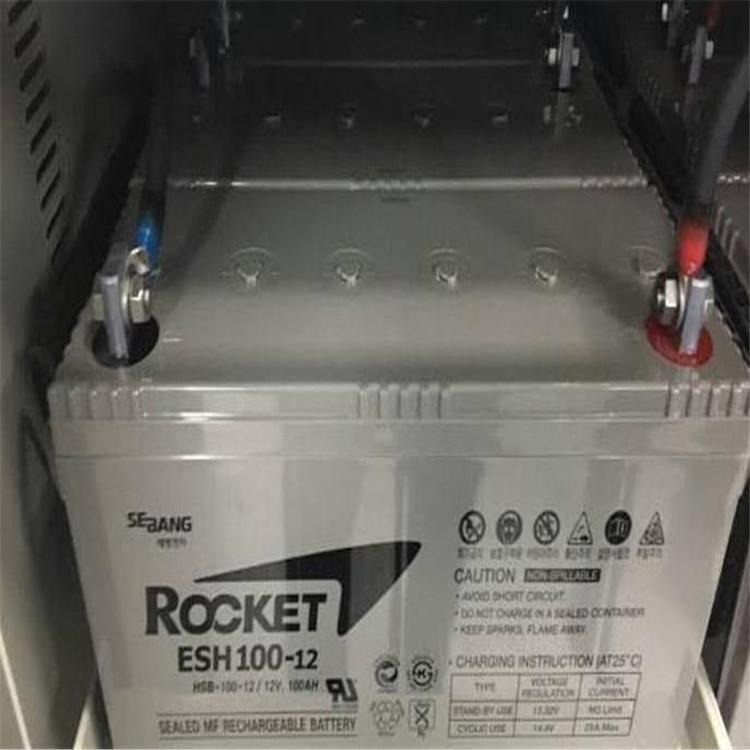 韩国火箭蓄电池ES7-12 火箭电池12V7AH铅酸免维护直流屏电源图片