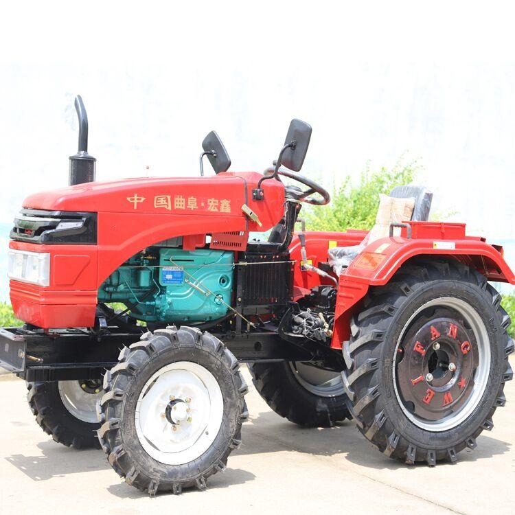 柴油国补农用四轮拖拉机 双联机械 轮式拖拉机 自走式开沟施肥回填机