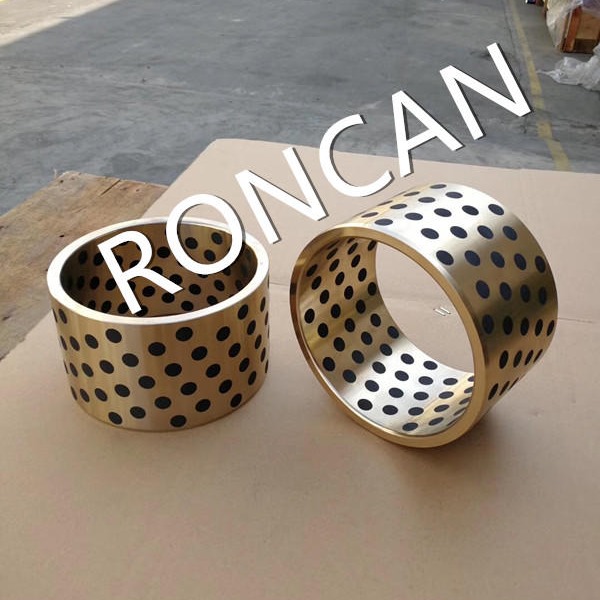 品牌RONCAN  耐磨耐高温无油自润滑铜套 JDB石墨铜套 铜套定做