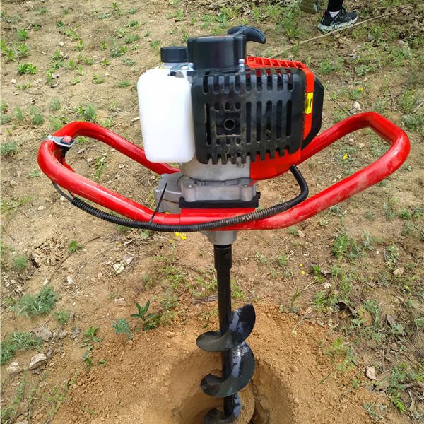 小型打桩钻孔机 大动力挖洞机器 厂家直销果树挖坑机