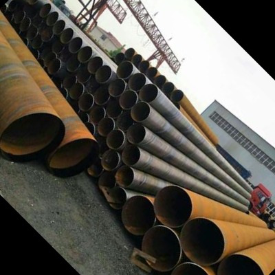 螺旋钢管碳钢材质制作厂家  Q235B螺旋缝焊管制造 口径厚度均可定制