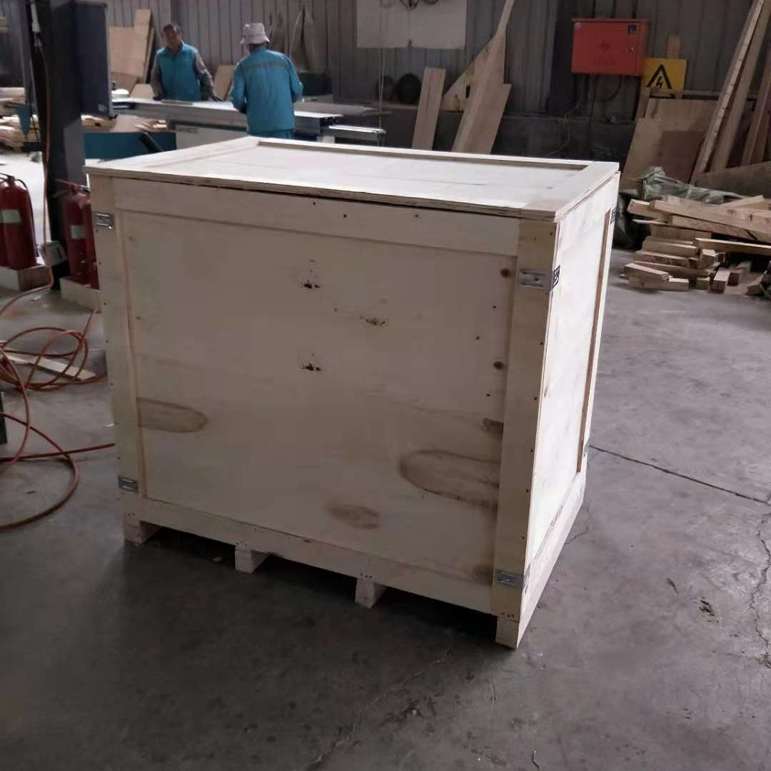 黄岛港口直销木包装箱 免熏蒸材质国内物流周转出口常用.