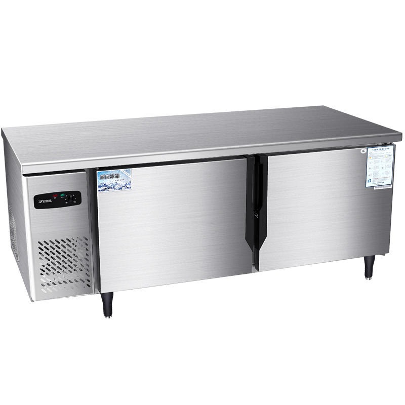 银都平冷操作台 冷藏工作台 保鲜柜厨房奶茶店商用1.2米
