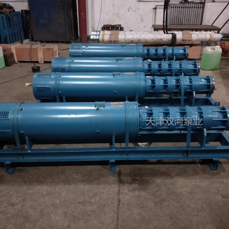双河泵业供应优质的大流量卧式潜水泵  300QJW200-168/7  潜水多级卧式潜水泵   卧式多级潜水泵厂家直销