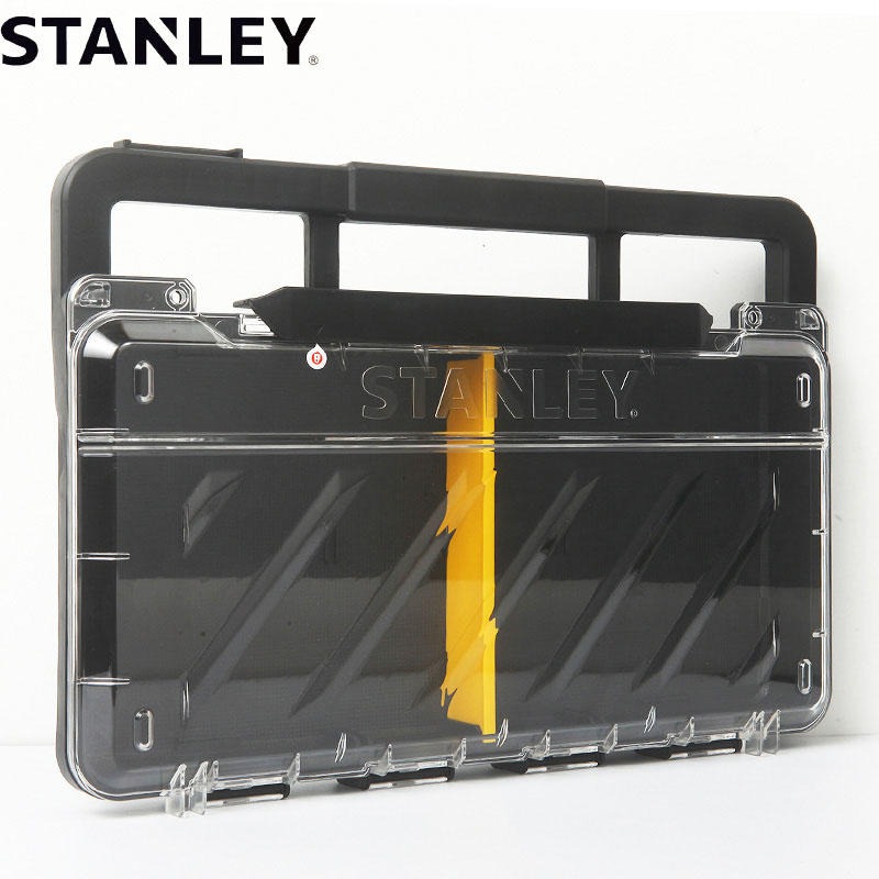 史丹利工具零件盒工具箱钻石透明塑料盒16寸STST74301-8-23  STANLEY工具图片