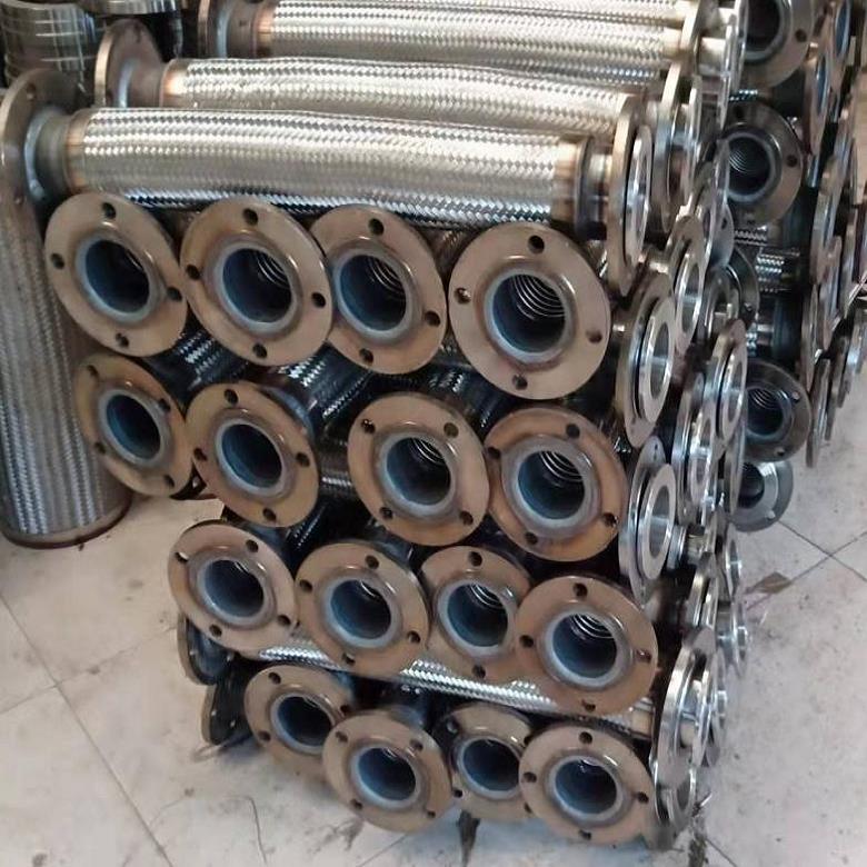 英振 本溪市金属软管 直销金属软连接  法兰大口径金属管生产