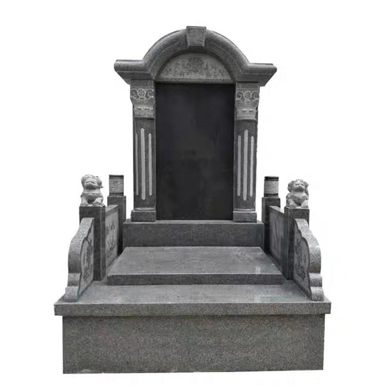 花岗岩石碑生产厂家 中国黑墓碑 石碑定制 曲阳石雕墓碑