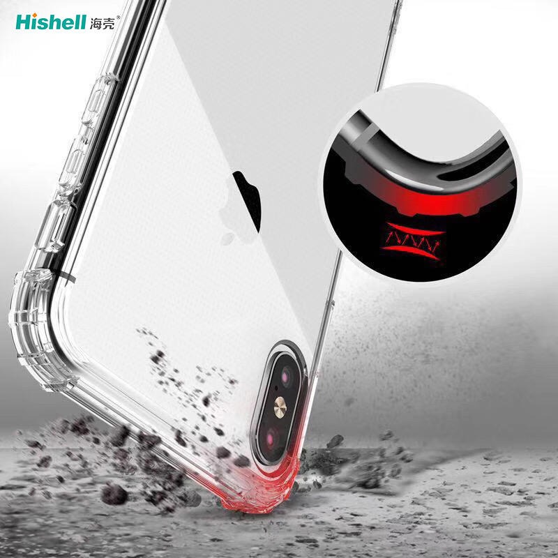海壳tpu透明手机壳适用于苹果12 pro max四角防摔iphone 11加厚手机套图片