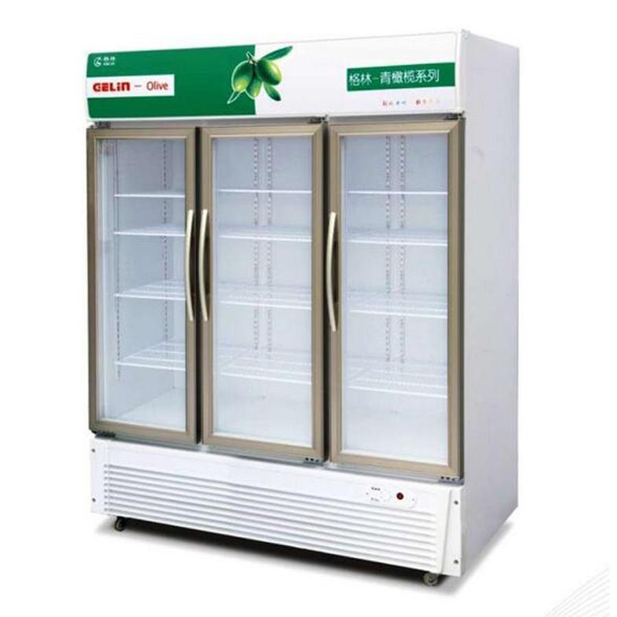 三门格林立式冷藏展示柜保鲜冰箱啤酒冰柜超市酒吧立式饮料柜LC-1219型 厂家批发销售
