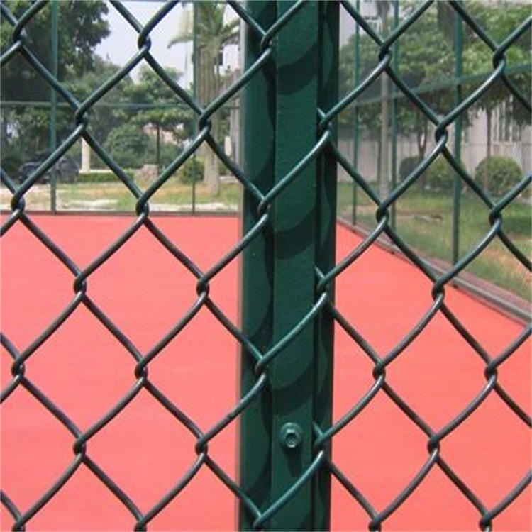 杭州市园林公园球场围网  迅鹰球场围网厂家   可定制不同尺寸球场隔离网  压条式球场体育场围网