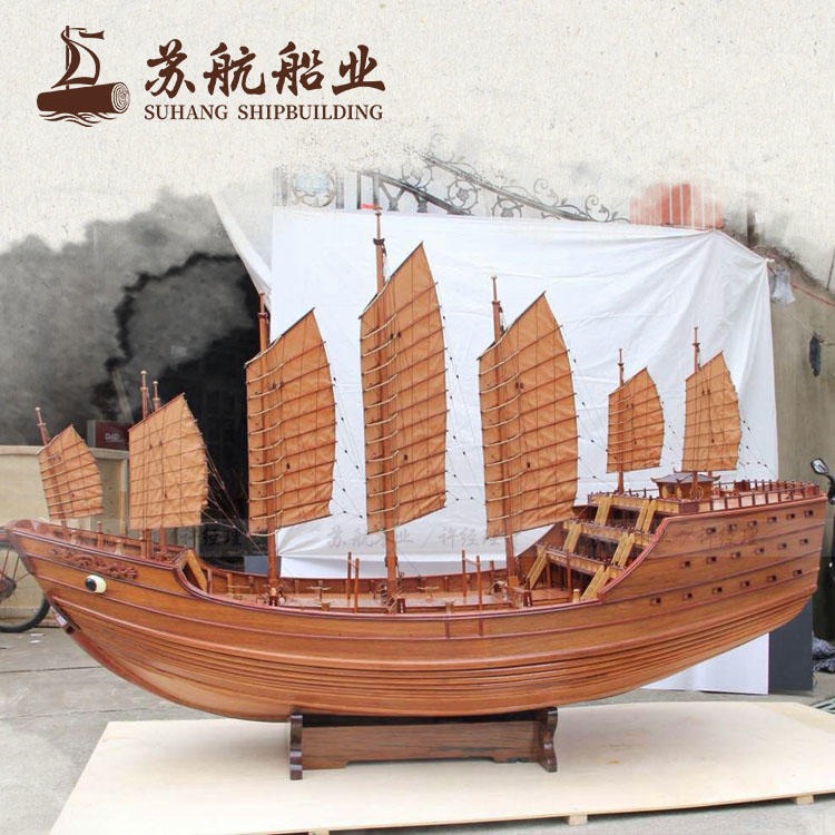 木船厂家手工定制热点船舶模型 木船模型