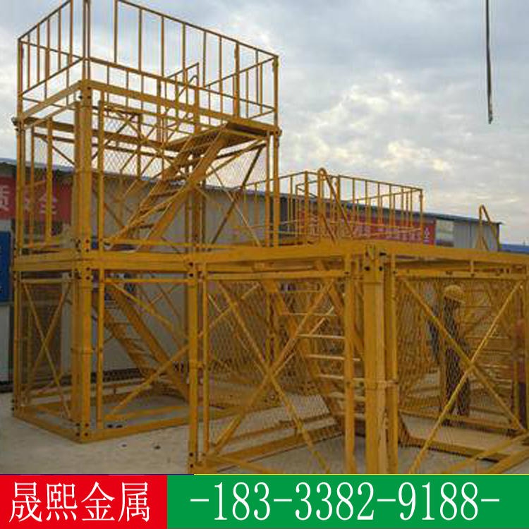 晟熙 施工安全梯笼 组合框架式安全梯笼 框架式安全梯笼  拼装式安全梯笼 型号全