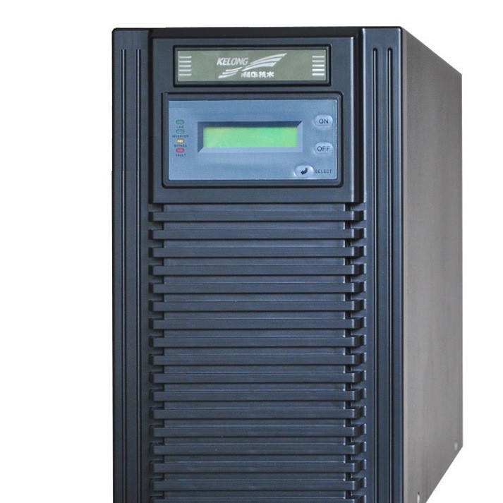 科华UPS电源 单进单出 科华KR6000L UPS电源 6KW负载4800W外接电池16块电池组