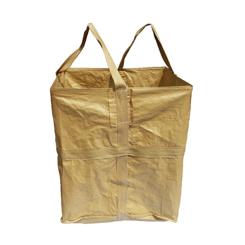 吨袋编织袋 吨袋黄色再生料两吊托底集装袋 邦耐得厂家