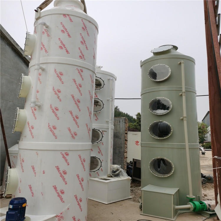 收购二手PP废气净化塔，二手水喷淋塔结构特征