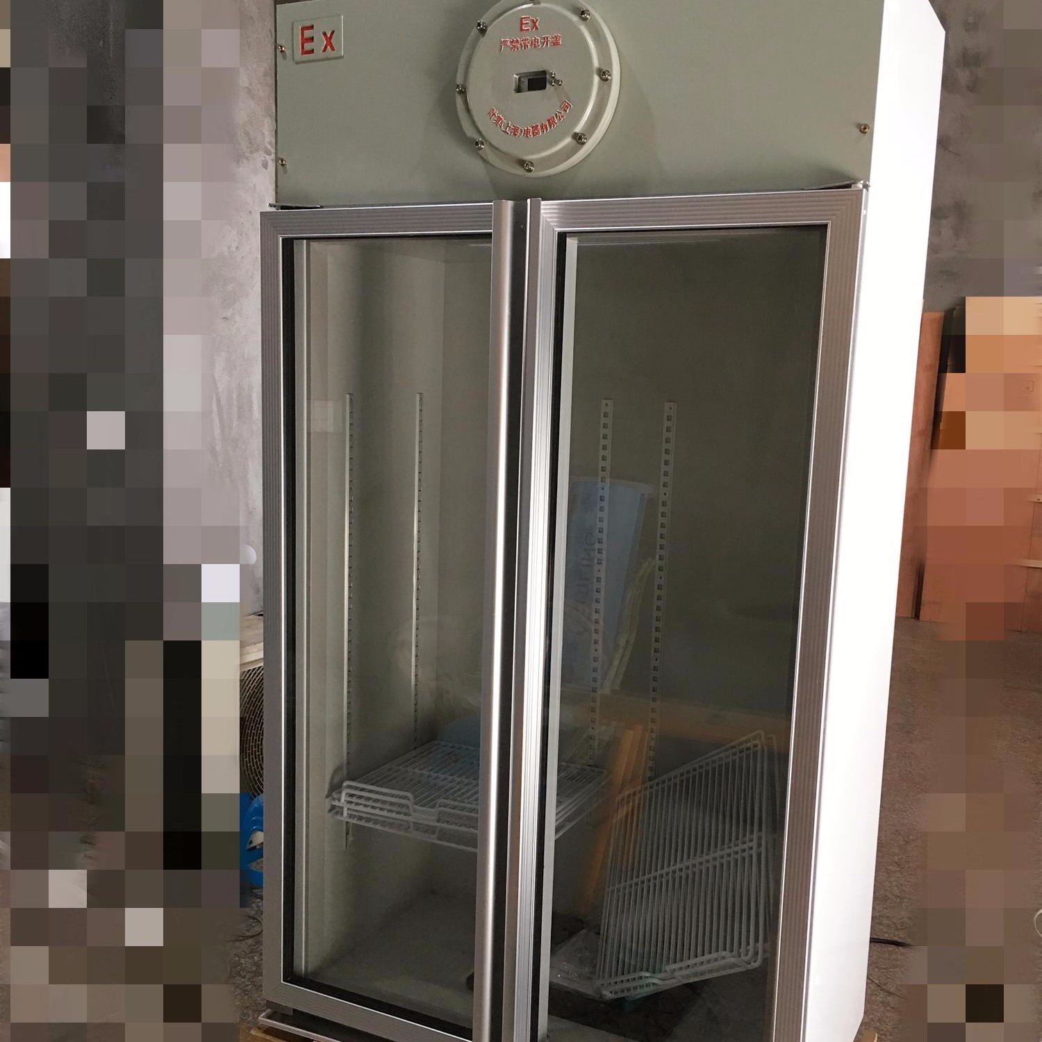 防爆玻璃双开门冷藏冰箱BL-LS585C防爆试剂保存箱叶其电器图片