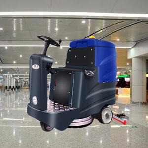 柳宝驾驶式拖地机LB-70S广东全自动清洗机多功能电动洗地机 珠海机场超市大厅用拖地机