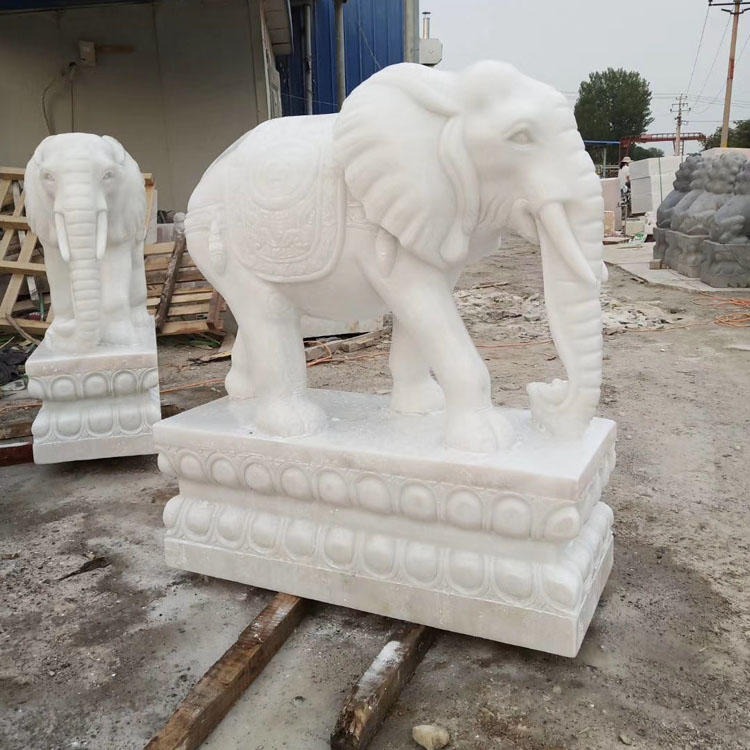 佰盛 厂家供应 石头大象 大象雕塑 质量保障