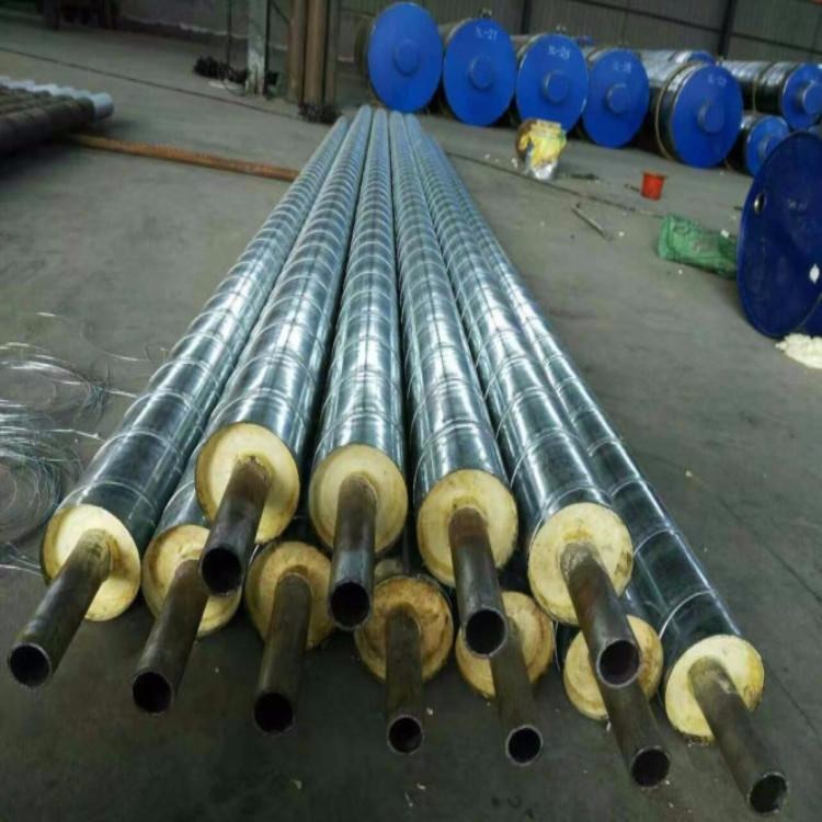 镀锌铁皮保温钢管 塑套钢预制保温管 塑套钢聚氨酯保温钢管生产厂家