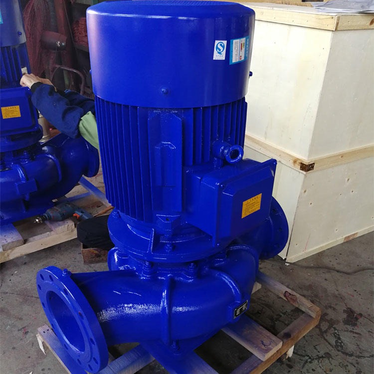 离心泵立式  isg立式管道泵 上海安怀ISG80-125I管道离心泵