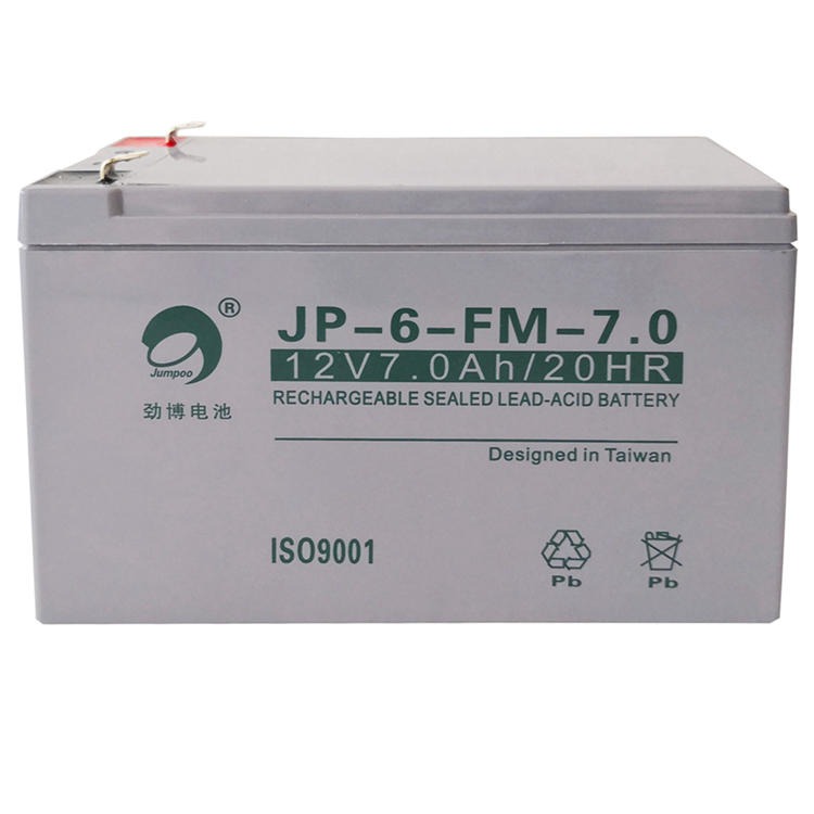 劲博蓄电池JP-6-FM-7 12V7AH/20HR消防系统 电动玩具 自动门禁电源图片