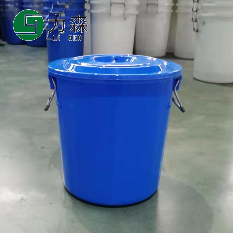 山东圆形水桶塑料大号圆储水桶江苏力森厂家直销批发厨余垃圾桶