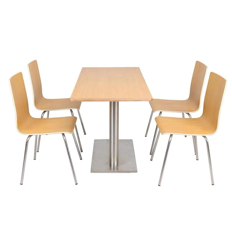 厚街镇餐桌生产供应商  餐桌椅组合    快餐桌椅    学校食堂桌椅