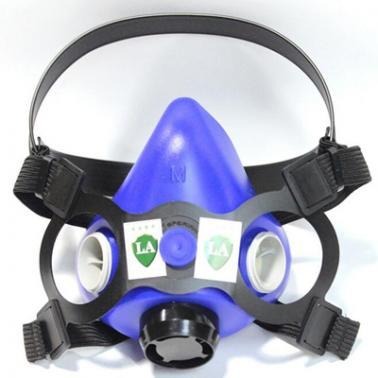 霍尼韦尔B260000硅胶半面罩 双滤盒防毒面具